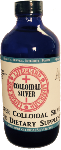 8 oz Bottle LG Super Colloidal Silver